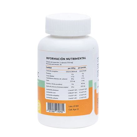 Probióticos 25 Billones + Vitamina C