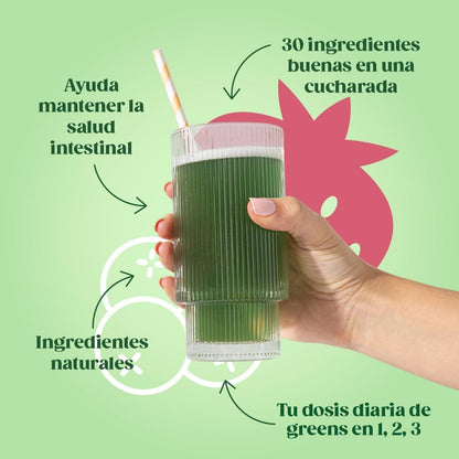 Bloom Mezcla de Verduras, Fibra, Probióticos y Antioxidantes Frutos Rojos 145 g