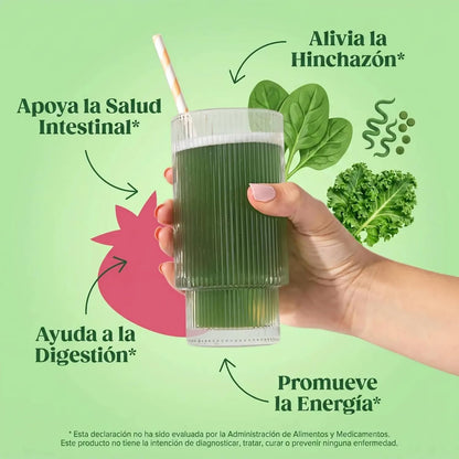 Bloom Mezcla de Verduras, Fibra, Probióticos y Antioxidantes Mix Sabores Caja con 15 Sachets