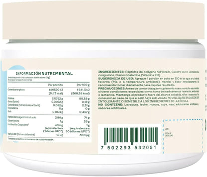 Bloom Nutrition Calostro Bovino y Péptidos de Colágeno Sin Sabor 118 gr