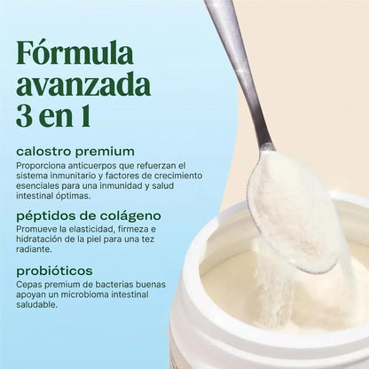 Bloom Nutrition Calostro Bovino y Péptidos de Colágeno Crema de Naranja 118 gr