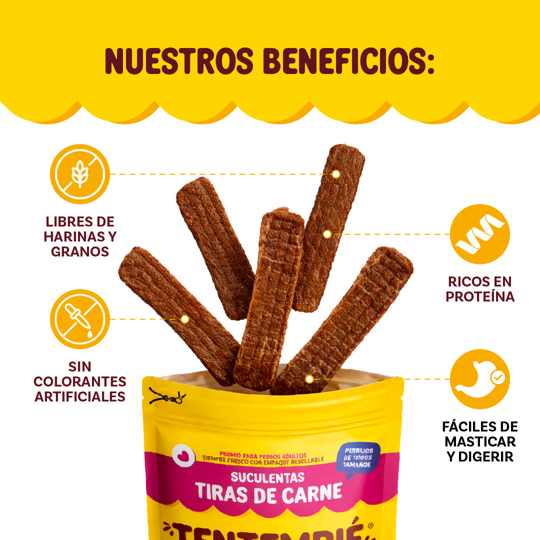 Tiras de carne | Premio para perro