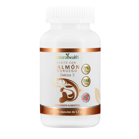 Omega 3 Aceite de Salmón Noruego | EPA 300 mg y DHA 200 mg