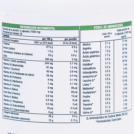 Colágeno + Vitaminas - Cápsulas masticables